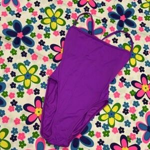 90’s Liz Claiborne Royal Purple HiRise Swimsuit